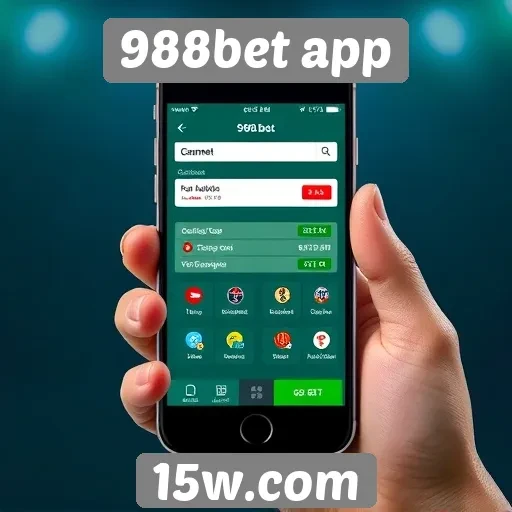 Facilidade de uso do 988bet app em dispositivos móveis