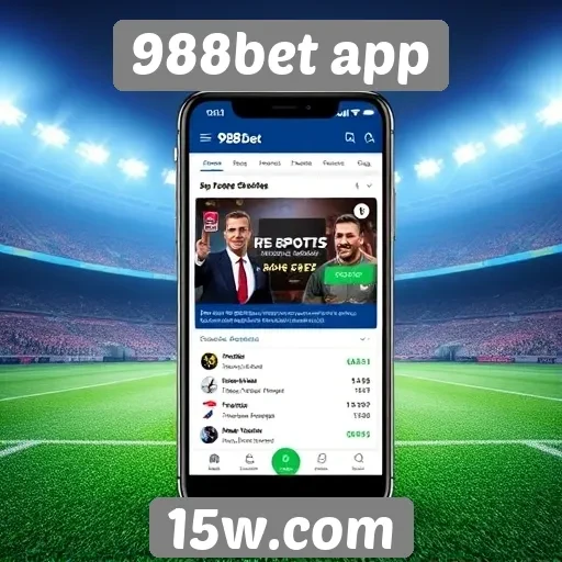 Apostas esportivas no 988bet app em destaque