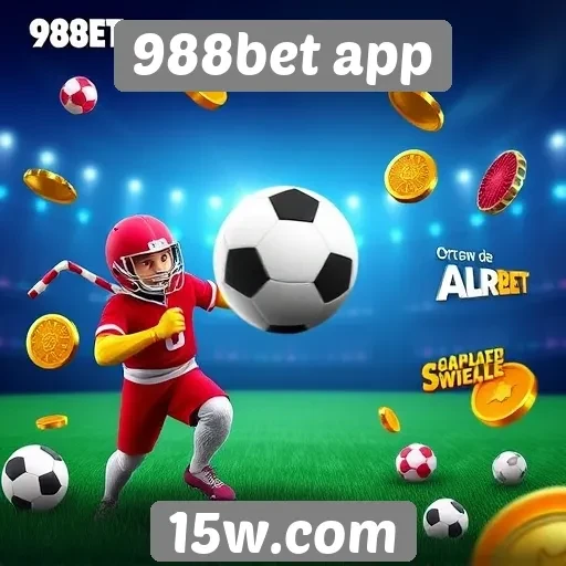 Variedade de jogos disponíveis no 988bet app